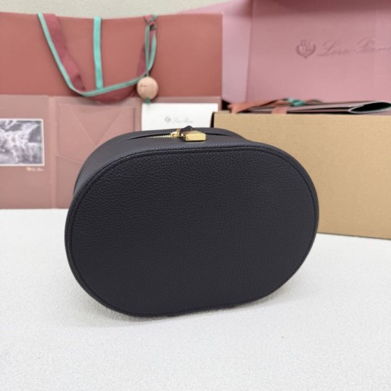 Mirror Quality Replica Loro Piana Extra Vanity Case 8262 Black Clone