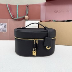 Mirror Quality Replica Loro Piana Extra Vanity Case 8262 Black Clone