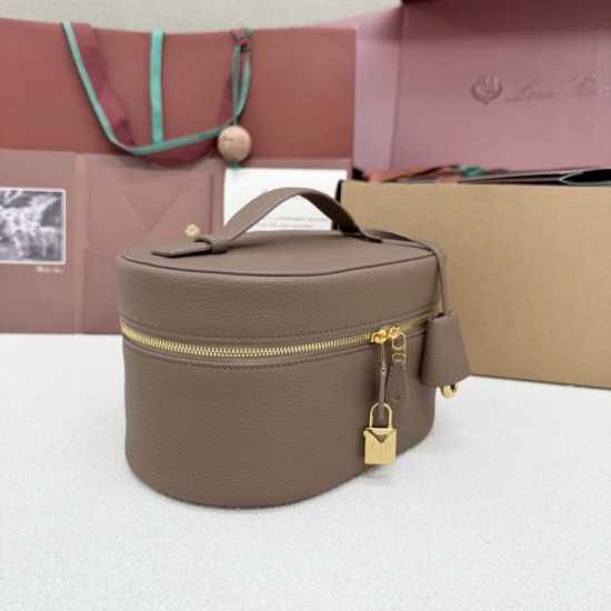 Mirror Quality Replica Loro Piana Extra Vanity Case Rocky Ash Clone
