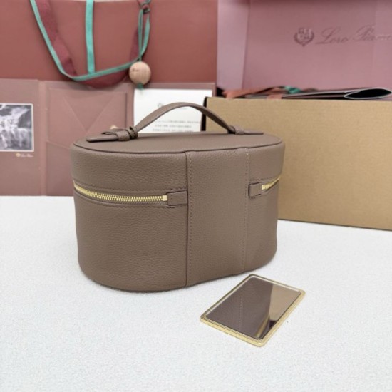 Mirror Quality Replica Loro Piana Extra Vanity Case Rocky Ash Clone