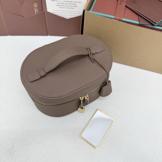 Mirror Quality Replica Loro Piana Extra Vanity Case Rocky Ash Clone