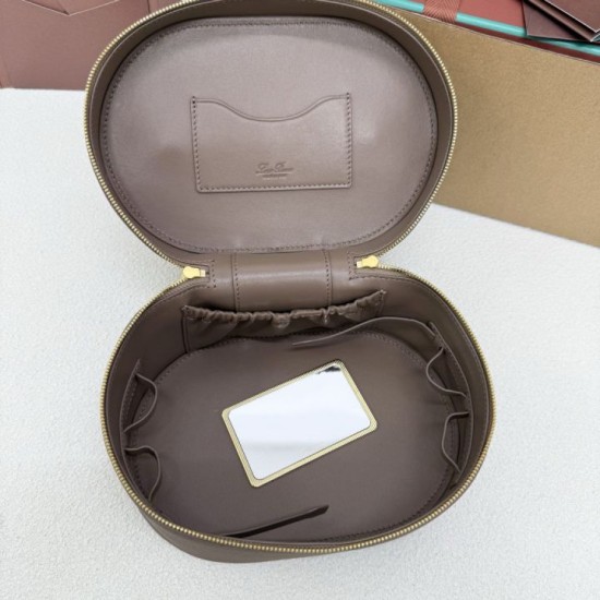 Mirror Quality Replica Loro Piana Extra Vanity Case Rocky Ash Clone