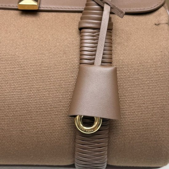 Mirror Quality Replica Loro Piana Loom Tote Bag L25/L32 Brown Clone