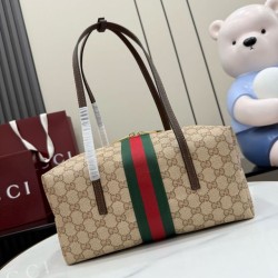Mirror Quality Replica Gucci Melrose Medium Boston Bag 875228 Brown Clone