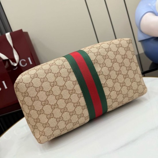 Mirror Quality Replica Gucci Melrose Medium Boston Bag 875228 Brown Clone