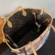 Mirror Quality Replica Louis Vuitton Neverfull Inside Out Bag M28376 Brown Clone