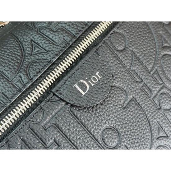 Mirror Quality Replica Dior Rider Shoulder Bag with Zip Black Clone