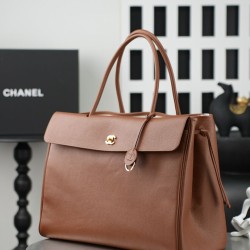 Mirror Quality Replica Chanel Jennie Tote Bag Brown Clone