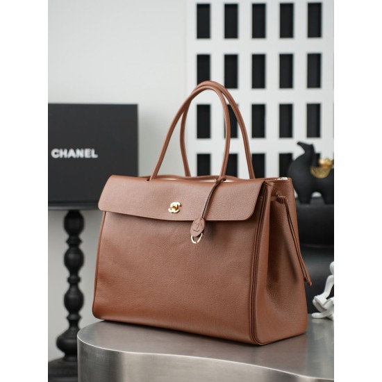 Luxury Replica Chanel Jennie Tote Bag Brown Knockoff Mirror Quality Replica Chanel Jennie Tote Bag Brown Clone