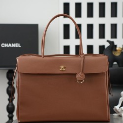 Mirror Quality Replica Chanel Jennie Tote Bag Brown Clone