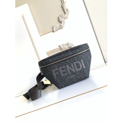 Mirror Quality Replica Fendi FF Fabric Belt Bag Clone