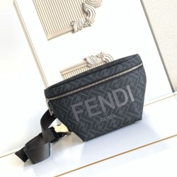 Mirror Quality Replica Fendi FF Fabric Belt Bag Clone