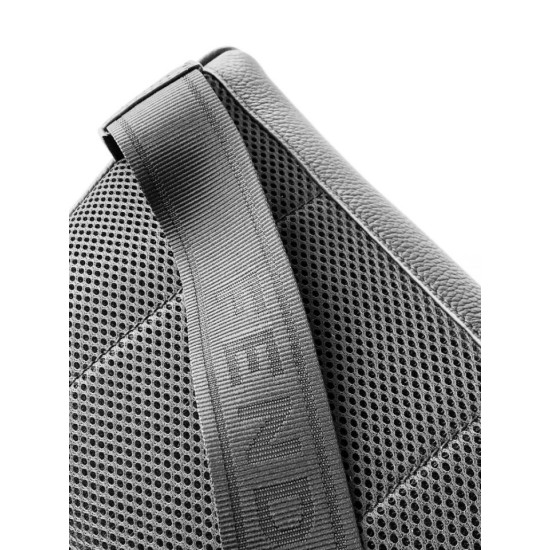 Mirror Quality Replica Fendi FF Fabric Belt Bag Black Clone