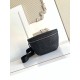 Mirror Quality Replica Fendi FF Fabric Belt Bag Black Clone