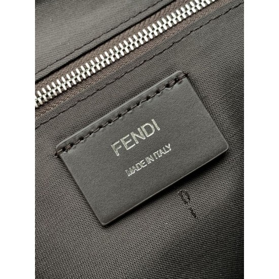 Mirror Quality Replica Fendi Shoulder Bag with Diagonal FF Logo Clone