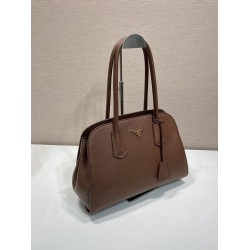 Mirror Quality Replica Prada Palisander Tote Bag 1BG606 Brown Clone