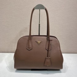 Mirror Quality Replica Prada Palisander Tote Bag 1BG606 Brown Clone