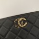 Fake Calfskin Gold-Tone Metal Wallet AP1899 black Replica