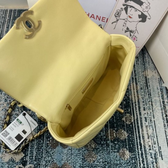 Replica Large 19 Wool Tweed Flap Bag AS1162 AS1160 Apricot Replica Large 19 Wool Tweed Flap Bag AS1162 AS1160 Apricot