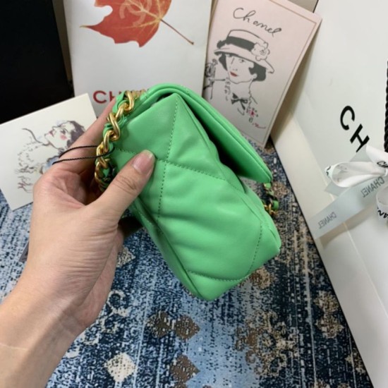 Fake Large 19 Wool Tweed Flap Bag AS1162 AS1160 Green Replica Replica Large 19 Wool Tweed Flap Bag AS1162 AS1160 Green