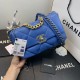 Replica Large 19 Wool Tweed Flap Bag AS1162 AS1160 Blue Fake Large 19 Wool Tweed Flap Bag AS1162 AS1160 Blue Replica
