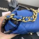 Replica Large 19 Wool Tweed Flap Bag AS1162 AS1160 Blue Fake Large 19 Wool Tweed Flap Bag AS1162 AS1160 Blue Replica