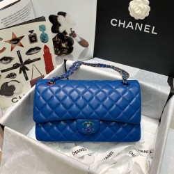 Fake Classic Flap Bag A0112 Color hardware Blue Replica
