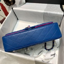 Fake Classic Flap Bag A0112 Color hardware Blue Replica