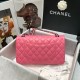 Fake Classic Flap Bag A0112 Color hardware Rose Replica