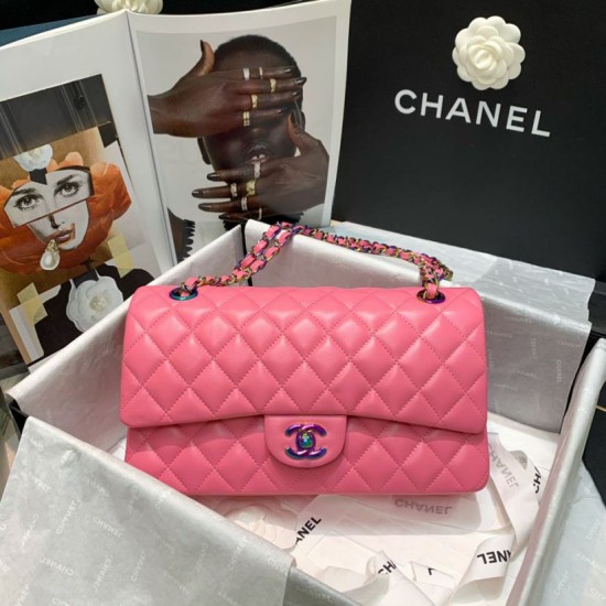 Fake Classic Flap Bag A0112 Color hardware Rose Replica