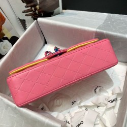 Fake Classic Flap Bag A0112 Color hardware Rose Replica