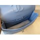 Replica Classic Flap Bag A1112 Blue Silver Hardware