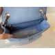 Replica Classic Flap Bag A1113 Blue Silver Hardware