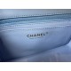 Replica Classic Flap Bag A1113 Blue Silver Hardware