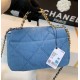 Fake Large 19 Wool Tweed Flap Bag AS1162 AS1160 Blue Replica Replica Large 19 Wool Tweed Flap Bag AS1162 AS1160 Blue