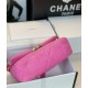 Replica Large 19 Wool Tweed Flap Bag AS1162 AS1160 Rose Replica Large 19 Wool Tweed Flap Bag AS1162 AS1160 Rose
