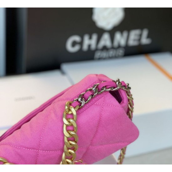 Replica Large 19 Wool Tweed Flap Bag AS1162 AS1160 Rose Replica Large 19 Wool Tweed Flap Bag AS1162 AS1160 Rose