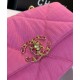 Replica Large 19 Wool Tweed Flap Bag AS1162 AS1160 Rose Replica Large 19 Wool Tweed Flap Bag AS1162 AS1160 Rose