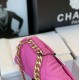 Replica Large 19 Wool Tweed Flap Bag AS1162 AS1160 Rose Replica Large 19 Wool Tweed Flap Bag AS1162 AS1160 Rose