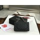 Replica Classic Flap Bag A1112 Black Silver Hardware