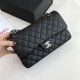 Replica Classic Flap Bag A1112 Black Silver Hardware
