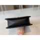 Replica Calfskin Mini Sqaure Flap Bag AS2468 Black