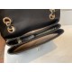 Replica Calfskin Mini Sqaure Flap Bag AS2468 Black