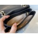 Replica Calfskin Mini Sqaure Flap Bag AS2468 Black