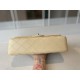 Fake Classic Flap Bag A1112 Apricot Gold Hardware Replica