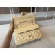 Fake Classic Flap Bag A1112 Apricot Gold Hardware Replica