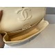 Fake Classic Flap Bag A1112 Apricot Gold Hardware Replica