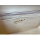 Replica Classic Flap Bag A1112 Apricot Silver Hardware