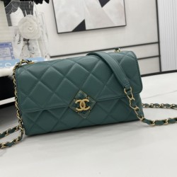Replica Geometric Flap Bag AS2634 Green