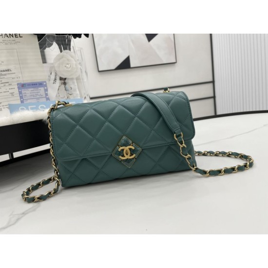 Replica Geometric Flap Bag AS2634 Green